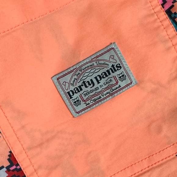 Party Pants Pink Mingo Swim Shorts Size M - Picture 6 of 8